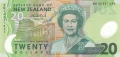 New Zealand 20 Dollars, (19)99